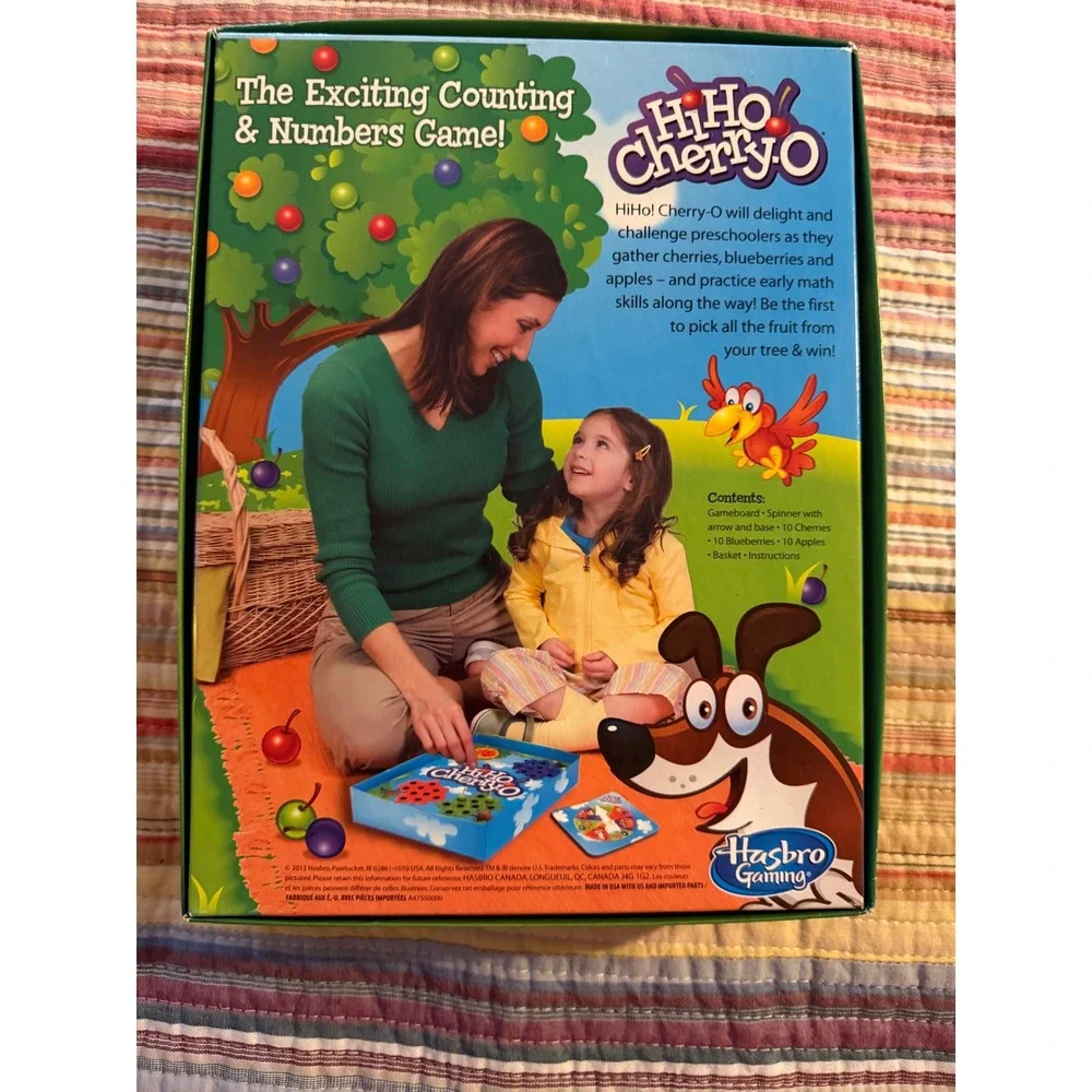 Hasbro HiHo Cherry-O Board Game Counting Numbers Math Skills Ages 3+ A4755